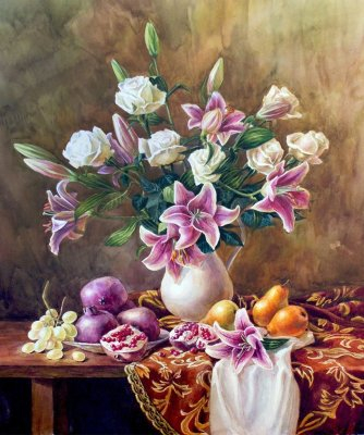 Фрукты и цветы