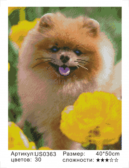 US0363 Без подрамника мозаика 40*50 US0363 Без подрамника мозаика 40*50