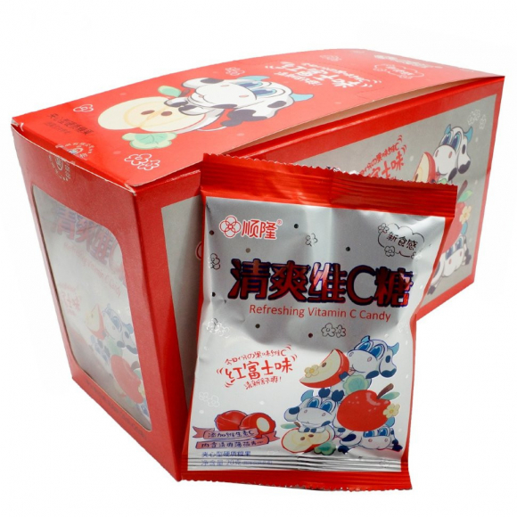 Конфеты Refreshing Vitamin C Candy ЯБЛОКО (12бл*20шт*20гр)