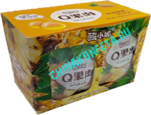 1/2201/5  Мармелад  Q Fruit pulp АНАНАС (12бл*20шт*28гр)