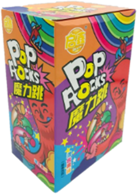 1/1950 Трубочки ФРУКТОВЫЕ POP ROCKS (12бл*20шт*35гр)