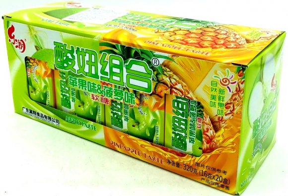 2902 Мармелад жев. Apple/Pineapple Taste (30бл*20шт*14гр) 2902 Мармелад жев. Apple/Pineapple Taste (30бл*20шт*14гр)