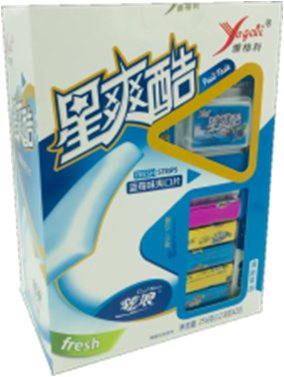 Жев.резинка+осв.пластинки FRESH Черника (12бл*20шт*12,8гр)