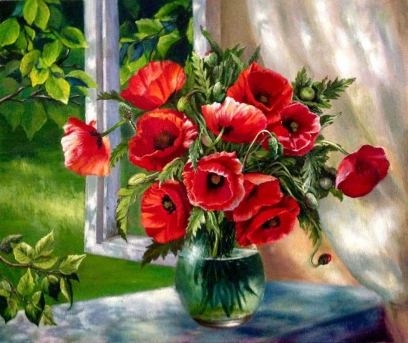 Живописные маки