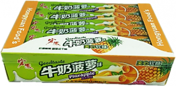 3085/2 Тянучка Goodtaste Sour Pineapple And Milk (16бл*30шт*16гр)