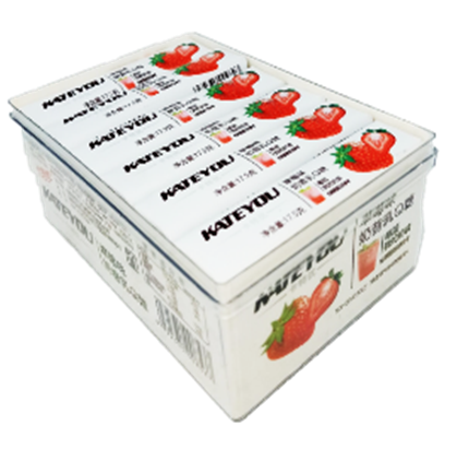 конфеты KATEYOU КЛУБНИКА (16бл*30шт*17,5гр) 