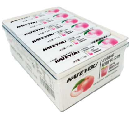 Конфеты  KATEYOU  ПЕРСИК (16бл*30шт*17.5 гр.)