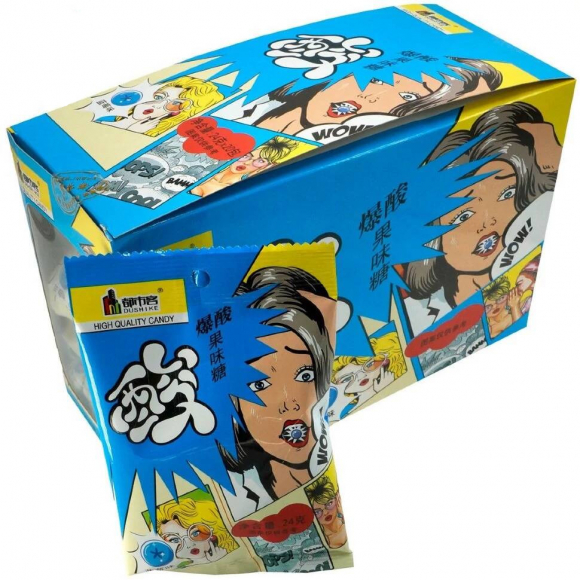 Конфеты DUSHIKE High Quality ЧЕРНИКА (12бл*20шт*24гр)