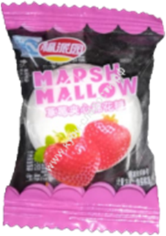 Маршмеллоу с джемом Клубника   (30уп*75шт*150гр)