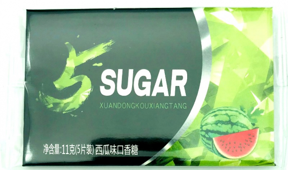Жевательная резинка 5 SUGAR АРБУЗ (24бл*30шт*11гр) Жевательная резинка 5 SUGAR АРБУЗ (24бл*30шт*11гр)
