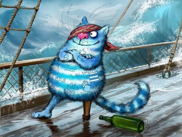 Синий пират