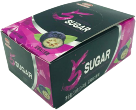 Жевательная резинка 5 SUGAR СЛИВА (24бл*30шт*11гр)