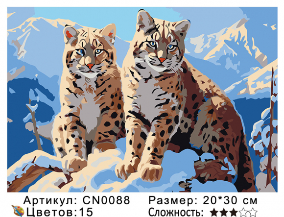 CN0088 Картины по номерам 20*30 цвет.холст Под заказ CN0088 Картины по номерам 20*30 цвет.холст Под заказ