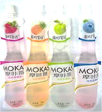 3464 Напиток с кусочками желе Mokas (1кор*120шт *180мл)
