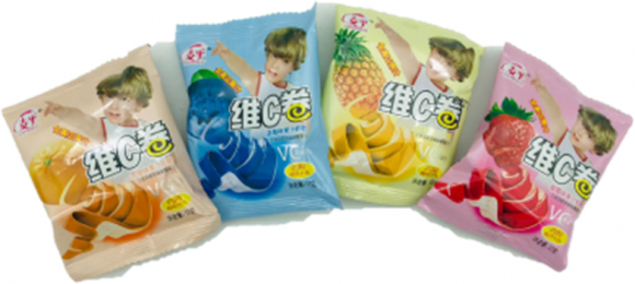 Мармелад YOUKA FRUIT ROLL Фрукт.ассорти (24уп*30шт*12гр)