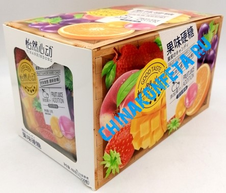 И8677 Конфеты FRUIT FLAVOR HARD CANDY  (12бл*20шт*23гр)   