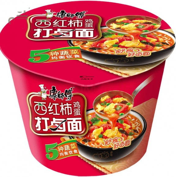  Лапша Kang Shi Fu со вкусом тушеных томатов 12 шт.