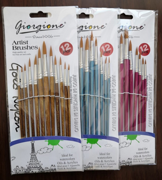 8001 Набор кистей Artist Brushes 12 шт