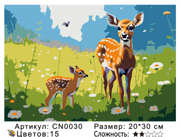 CN0030 Картины по номерам 20*30 цвет.холст Под заказ CN0030 Картины по номерам 20*30 цвет.холст Под заказ