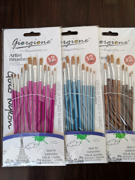 8000 Набор кистей Artist Brushes 12 шт 