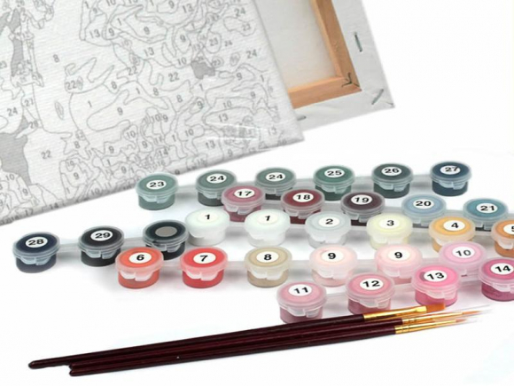 GX 4739 Пионы и яблоки 