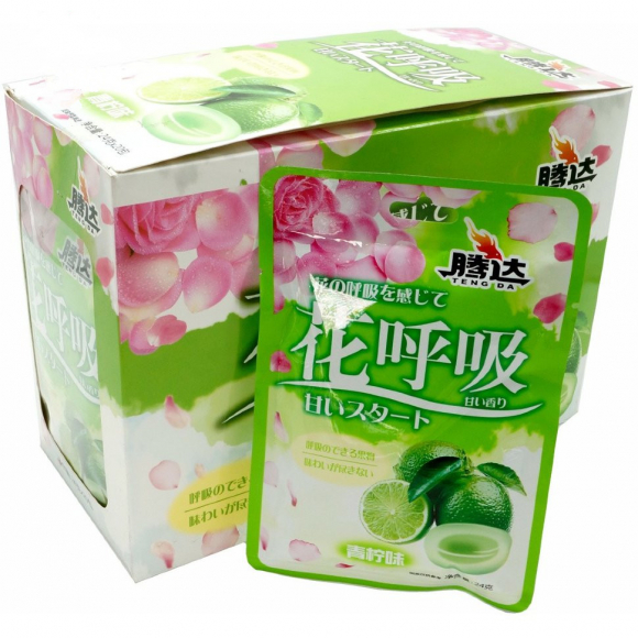 Конфеты TENG DA ЛАЙМ (12бл*20шт*24гр)