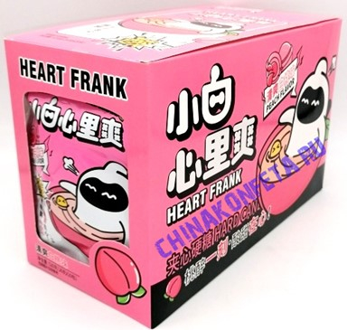 И7304/3 Конфеты   HEART FRANK ПЕРСИК  (12бл *20шт*26гр)