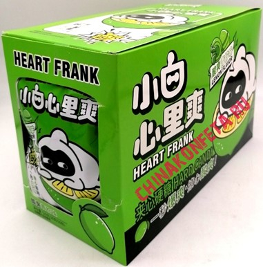 И7304 Конфеты   HEART FRANK ЛАЙМ   (12бл *20шт*26гр)