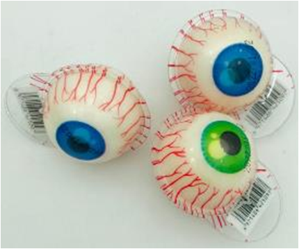 12/3206/1 Мармелад FUN EyeBalls ГЛАЗА с жидкой начинкой (6уп*50шт*18гр)