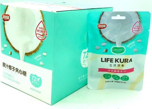 Конфеты Yummy Life Kura КОКОС (12бл*20шт*19гр)
