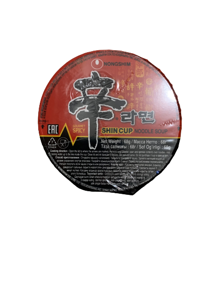 Лапша NONGSHIM Шин Рамен Чашка 68г/12шт Коробка