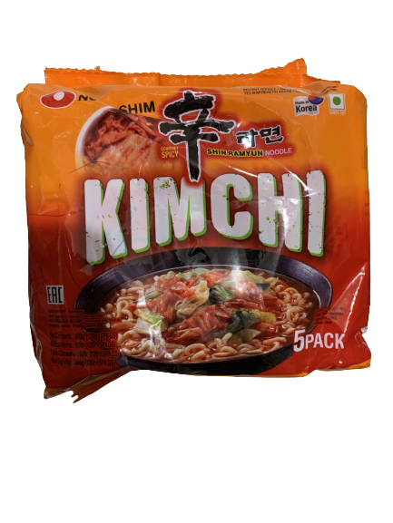 Лапша Nongshim "Kimchi Ramyun" Нонгшим Кимчи Рамен 5шт/8упак Коробка