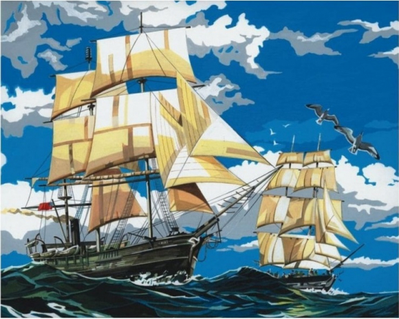 GF 1684 Два парусника