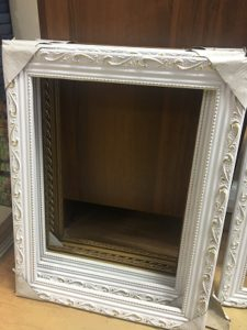 Уценка! Рамка 40х50 белая Без крепления*