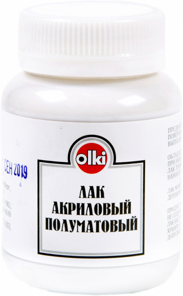Лак полуматовый 100 мл