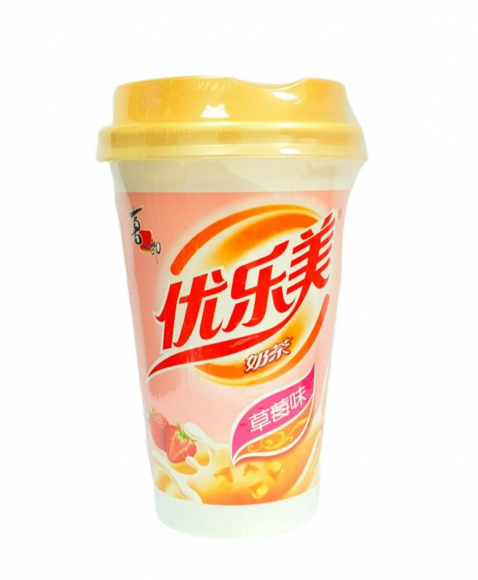 1663/1 Напиток для приготовления MILK TEA КЛУБНИКА (30шт*80гр)