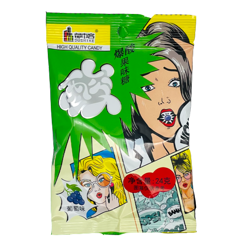 Конфеты DUSHIKE High Quality ВИНОГРАД (12бл*20шт*24гр)