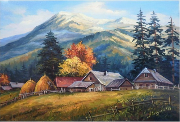 Утро в деревне